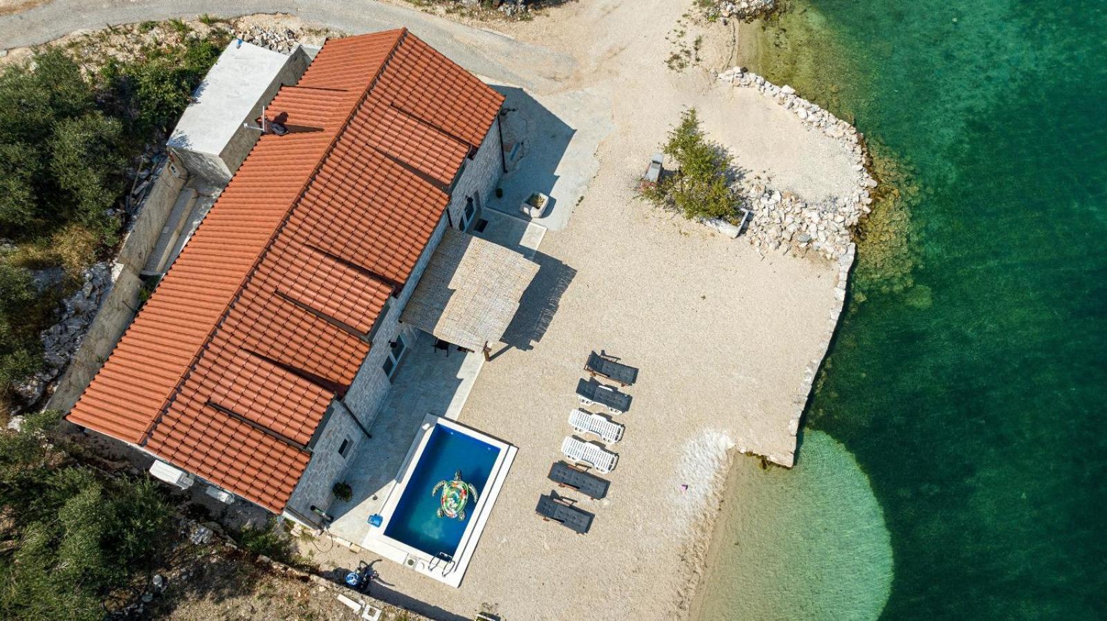 5* Beachfront Villa Olive Mill Putniković Zewnętrze zdjęcie